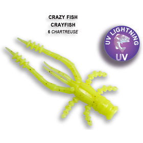 Силиконовая приманка Crazy Fish Crayfish 1,8 / 26-45-6-6 / Кальмар (8 шт.)