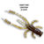 Силиконовая приманка Crazy Fish Crayfish 1,8 / 26-45-26-6 / Кальмар (8 шт.)