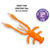 Силиконовая приманка Crazy Fish Crayfish 3 / 34-75-64-6 / Кальмар (7 шт.)