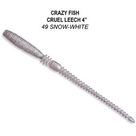 Силиконовая приманка Crazy Fish Cruel Leech 4 / 41-100-49-6 / Кальмар (7 шт.)