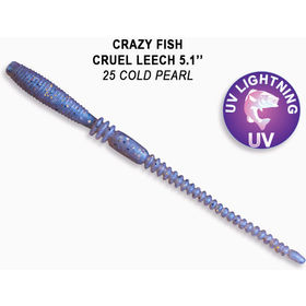 Силиконовая приманка Crazy Fish Cruel Leech 5.1 / 42-130-25-6 / Кальмар (6 шт.)