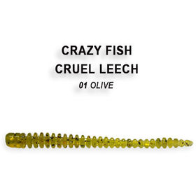 Силиконовая приманка Crazy Fish Cruel Leech  8 / 8-55-1-6 / Кальмар (8 шт.)