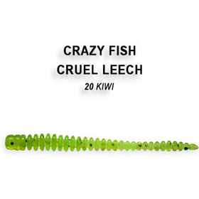 Силиконовая приманка Crazy Fish Cruel Leech  8 / 8-55-20-6 / Кальмар (8 шт.)