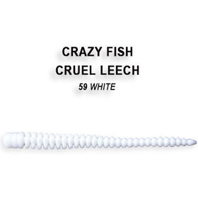 Силиконовая приманка Crazy Fish Cruel Leech  8 / 8-55-59-6 / Кальмар (8 шт.)