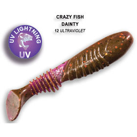 Силиконовая приманка Crazy Fish Dainty 3,3 / 25-85-12-6 / Кальмар (6 шт.)