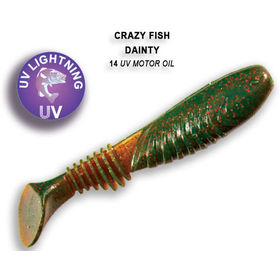 Силиконовая приманка Crazy Fish Dainty 3,3 / 25-85-14-6 / Кальмар (6 шт.)
