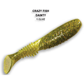 Силиконовая приманка Crazy Fish Dainty 3,3 / 25-85-1-6 / Кальмар (6 шт.)