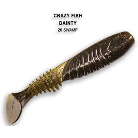 Силиконовая приманка Crazy Fish Dainty 3,3 / 25-85-26-6 / Кальмар (6 шт.)