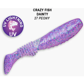 Силиконовая приманка Crazy Fish Dainty 3,3 / 25-85-27-6 / Кальмар (6 шт.)