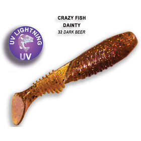 Силиконовая приманка Crazy Fish Dainty 3,3 / 25-85-32-4 / Креветка (6 шт.)