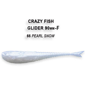 Силиконовая приманка Crazy Fish Glider 3,5 / 36-90-66-6-F / Кальмар (8 шт.)