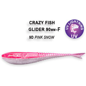 Силиконовая приманка Crazy Fish Glider 3,5 / 36-90-9d-6-F / Кальмар (8 шт.)