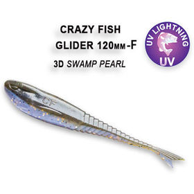 Силиконовая приманка Crazy Fish Glider 5 / 37-120-3d-6-F / Кальмар (6 шт.)