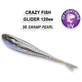 Силиконовая приманка Crazy Fish Glider 5 / 37-120-3d-6 / Кальмар (6 шт.)