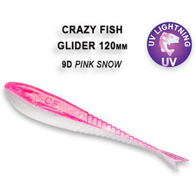 Силиконовая приманка Crazy Fish Glider 5 / 37-120-9d-6 / Кальмар (6 шт.)