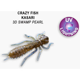 Силиконовая приманка Crazy Fish Kasari 1 / 52-27-3d-7-F / Креветка+Кальмар (8 шт.)
