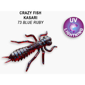 Силиконовая приманка Crazy Fish Kasari 1 / 52-27-73-7 / Креветка+Кальмар (8 шт.)