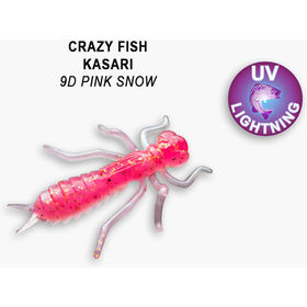 Силиконовая приманка Crazy Fish Kasari 1,6 / 51-40-9d-7 / Креветка+Кальмар (6 шт.)