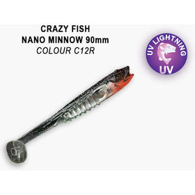 Силиконовая приманка Crazy Fish Nano Minnow 3,5 / 54-90-C12-7 / Креветка+Кальмар (5 шт.)