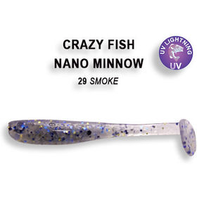 Силиконовая приманка Crazy Fish Nano Minnow 1,6 / 6-40-29-4 / Креветка (8 шт.)