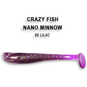 Силиконовая приманка Crazy Fish Nano Minnow 1,6 / 6-40-2-6 / Кальмар (8 шт.)