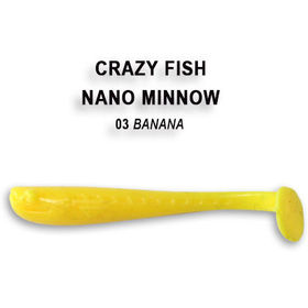 Силиконовая приманка Crazy Fish Nano Minnow 1,6 / 6-40-3-2 / Рыба (8 шт.)