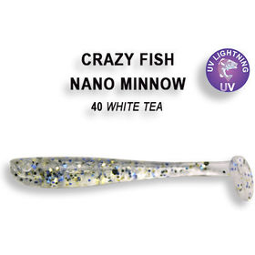 Силиконовая приманка Crazy Fish Nano Minnow 1,6 / 6-40-40-6 / Кальмар (8 шт.)