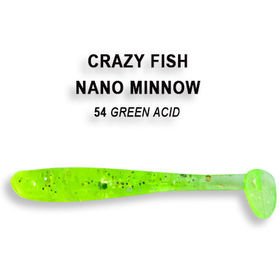 Силиконовая приманка Crazy Fish Nano Minnow 1,6 / 6-40-54-6 / Кальмар (8 шт.)
