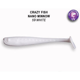 Силиконовая приманка Crazy Fish Nano Minnow 1,6 / 6-40-59-6 / Кальмар (8 шт.)