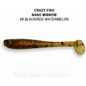 Силиконовая приманка Crazy Fish Nano Minnow 2.2 / 22-55-68-6 / Кальмар (8 шт.)