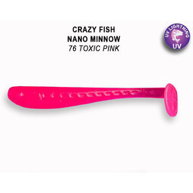 Силиконовая приманка Crazy Fish Nano Minnow 1,6 / 6-40-76-6 / Кальмар (8 шт.)