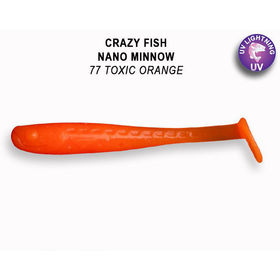 Силиконовая приманка Crazy Fish Nano Minnow 1,6 / 6-40-77-6 / Кальмар (8 шт.)
