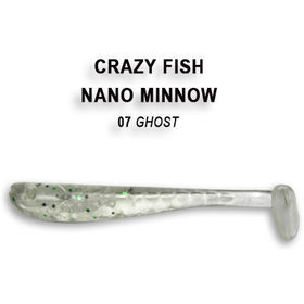 Силиконовая приманка Crazy Fish Nano Minnow 1,6 / 6-40-7-6 / Кальмар (8 шт.)