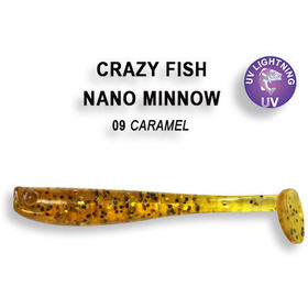 Силиконовая приманка Crazy Fish Nano Minnow 1,6 / 6-40-9-4 / Креветка (8 шт.)