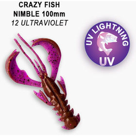 Силиконовая приманка Crazy Fish Nimble 4 / 43-100-12-6 / Кальмар (9 шт.)