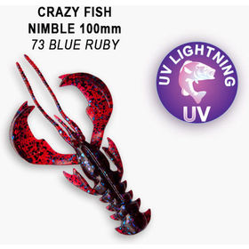 Силиконовая приманка Crazy Fish Nimble 4 / 43-100-73-6 / Кальмар (9 шт.)