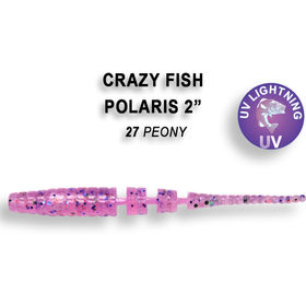 Силиконовая приманка Crazy Fish Polaris 2 / 17-54-27-6 / Кальмар (8 шт.)