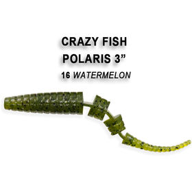 Силиконовая приманка Crazy Fish Polaris 3 / 24-68-16-6 / Кальмар (8 шт.)