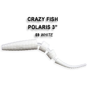 Силиконовая приманка Crazy Fish Polaris 3 / 24-68-59-4 / Креветка (8 шт.)