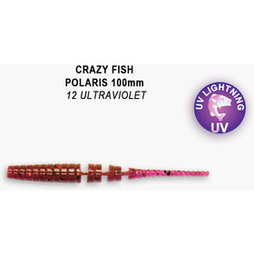 Силиконовая приманка Crazy Fish Polaris 4 / 38-100-12-6 / Кальмар (6 шт.)