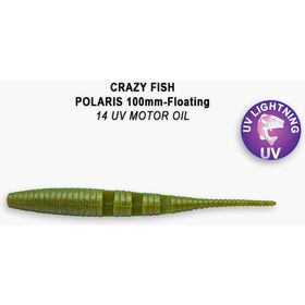 Силиконовая приманка Crazy Fish Polaris 4 / 38-100-14-6-F / Кальмар (6 шт.)