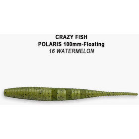 Силиконовая приманка Crazy Fish Polaris 4 / 38-100-16-6-F / Кальмар (6 шт.)