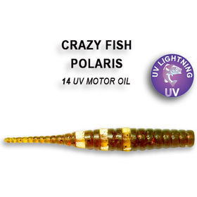 Силиконовая приманка Crazy Fish Polaris 5 / 5-45-14-6 / Кальмар (8 шт.)