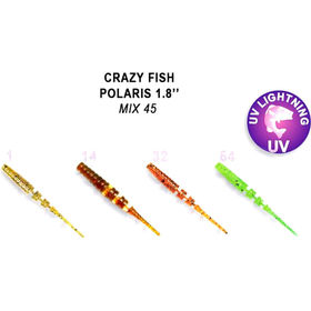 Силиконовая приманка Crazy Fish Polaris 1.8 / 5-45-М45-6 / Кальмар (8 шт.)