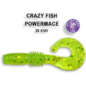 Силиконовая приманка Crazy Fish Power Mace 1,6 / 10-4-20-6 / Кальмар (8 шт.)
