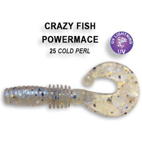 Силиконовая приманка Crazy Fish Power Mace 1,6 / 10-4-25-1 / Анис (8 шт.)