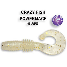 Силиконовая приманка Crazy Fish Power Mace 1,6 / 10-4-5-1 / Анис (8 шт.)