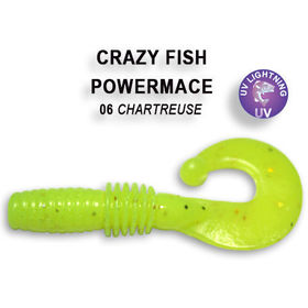 Силиконовая приманка Crazy Fish Power Mace 1,6 / 10-4-6-4 / Креветка (8 шт.)