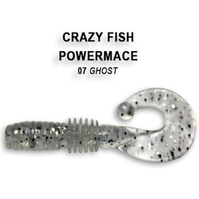 Силиконовая приманка Crazy Fish Power Mace 1,6 / 10-4-7-5 / Ж.Чеснок (8 шт.)