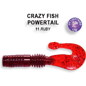 Силиконовая приманка Crazy Fish Powertail 2,8 / 4-7-11-2 / Рыба (5 шт.)